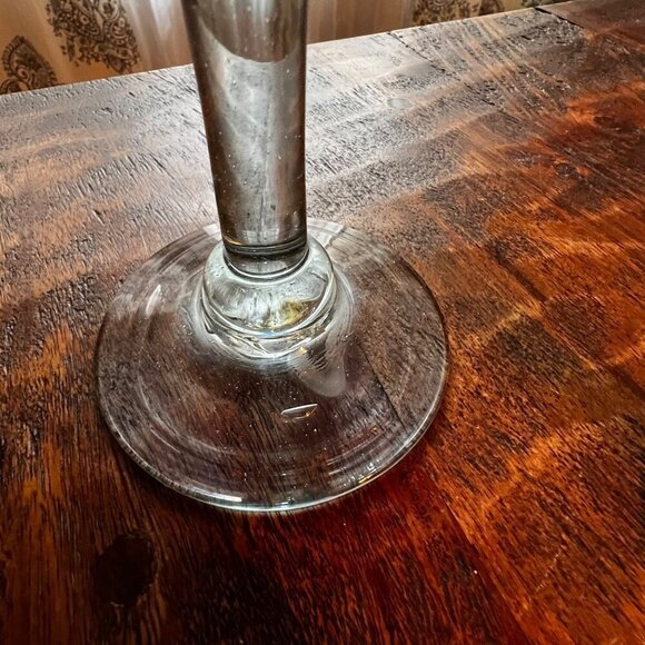 Set Of 2 Mouth Blown Cobalt Blue Glass Margarita Glasses - Picture 6 of 8